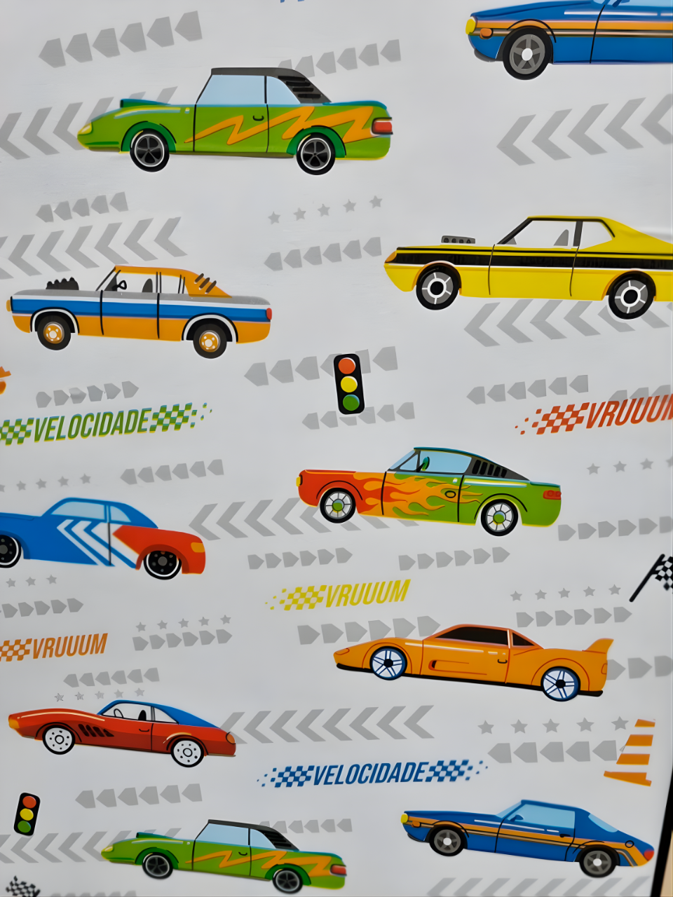 PAPEL DECORATIVO AUTOADESIVO INFANTIL MENINO 5M X 45CM 7908870402661 / ADP0125