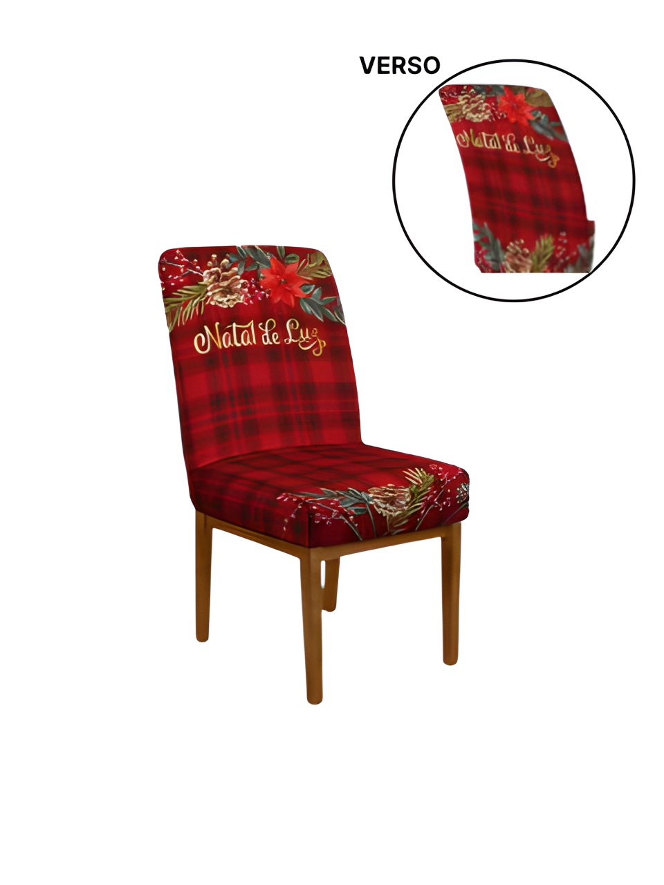 CAPAS DE CADEIRA DE NATAL 36CMX78CM 7908870407901