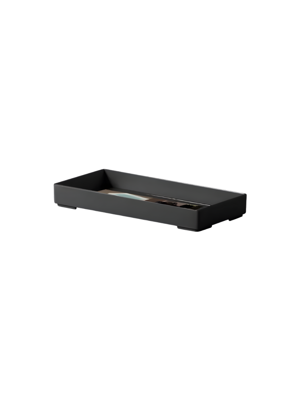 ORGANIZADOR BANDEJA PRETO 17CM X 8,3CM X 2,3CM 7898955000823 / REF 1477
