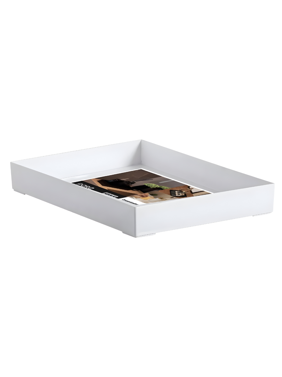 ORGANIZADOR BANDEJA BRANCO 34,5CM X 25CM X 4,7CM 7908692505359 / REF 1456