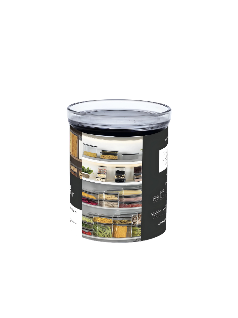 POTE HERMETICO LUMINI REDONDO 1.000ML 7898943567178 / REF 1165