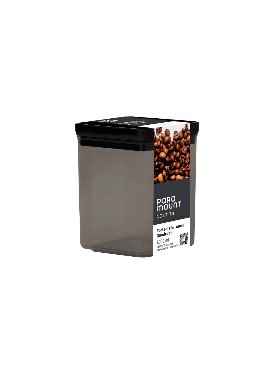 PORTA CAFÉ LUMINI QUADRADO 1000ML 7908692500767 / REF 2131