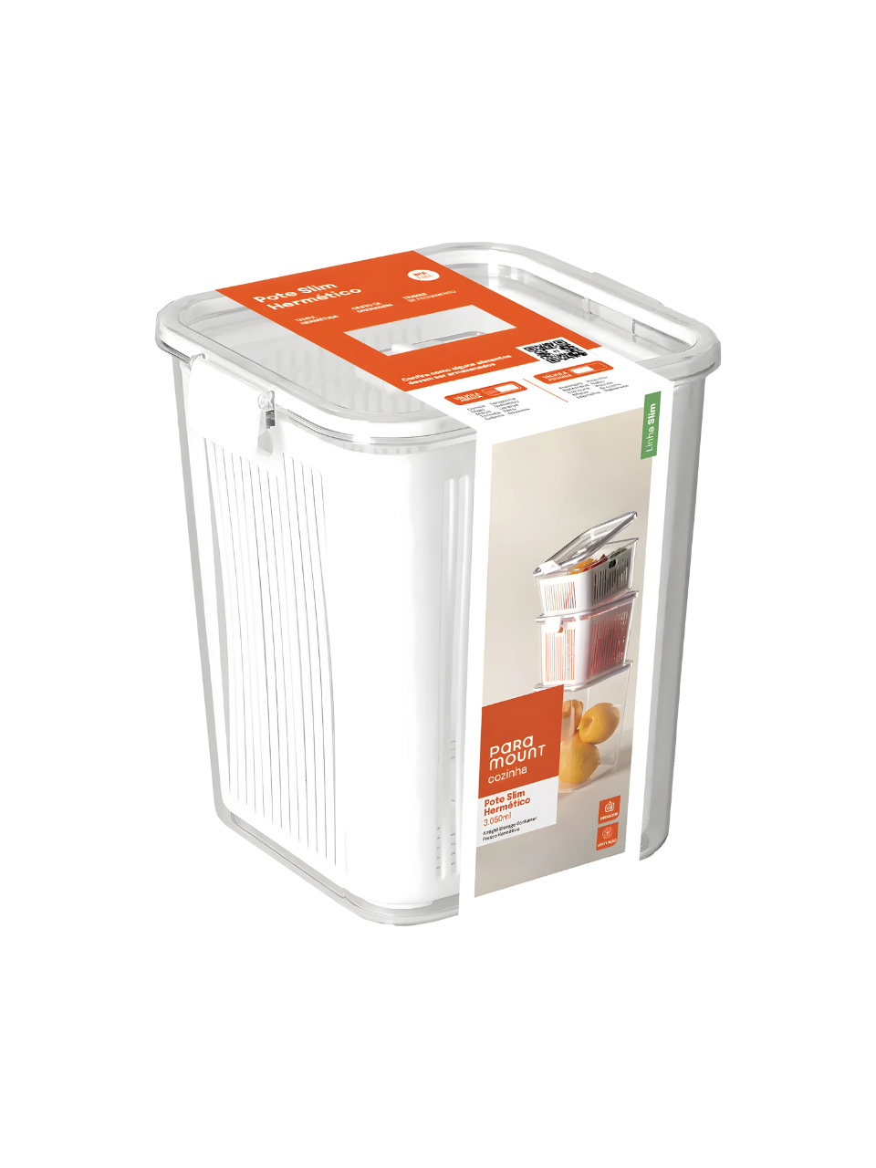 POTE SLIM MULTIUSO 3.050ML BRANCO 56559 / REF 1779