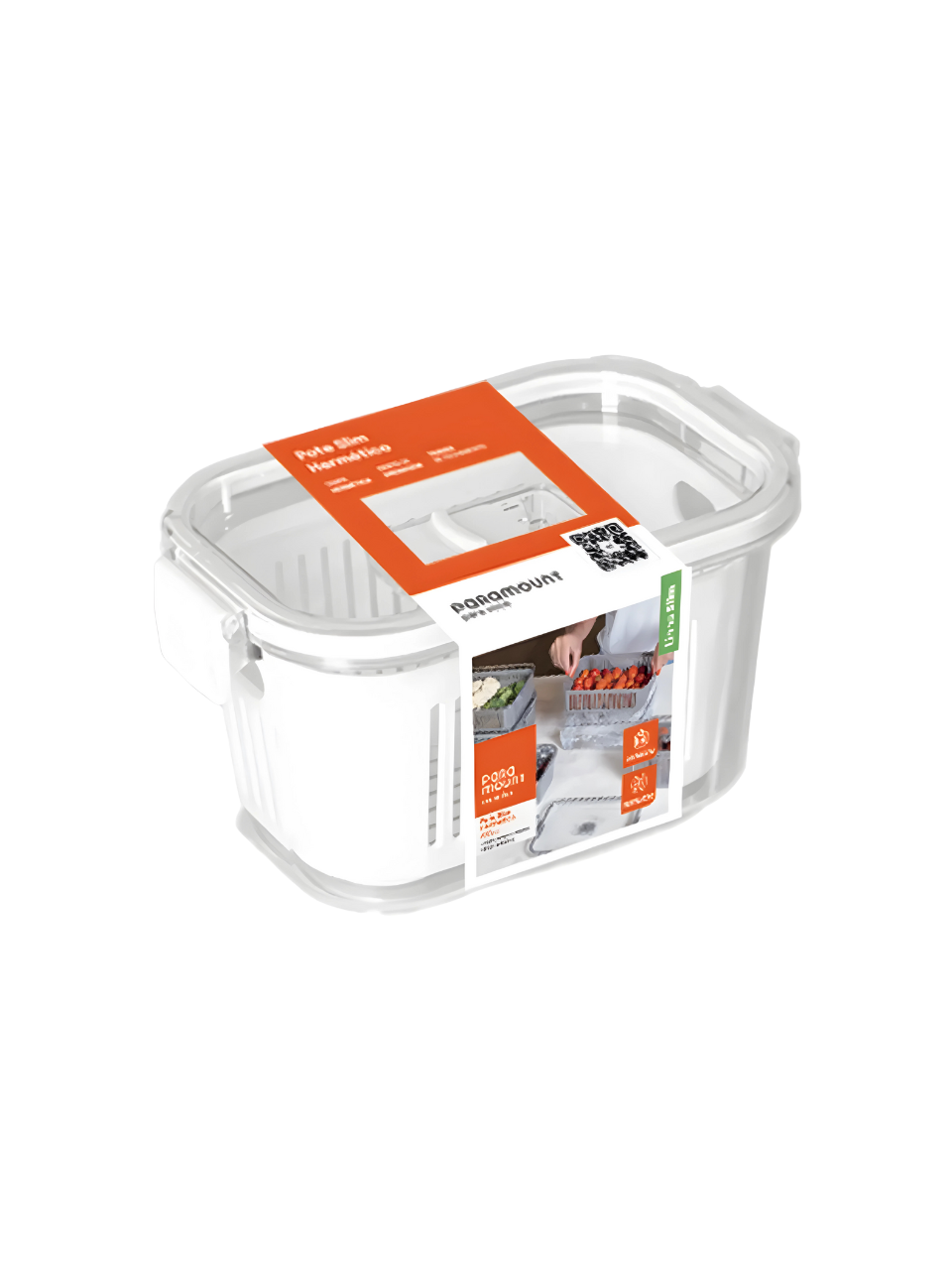 POTE SLIM MULTIUSO 630ML BRANCO 7898955005781 / REF 1767