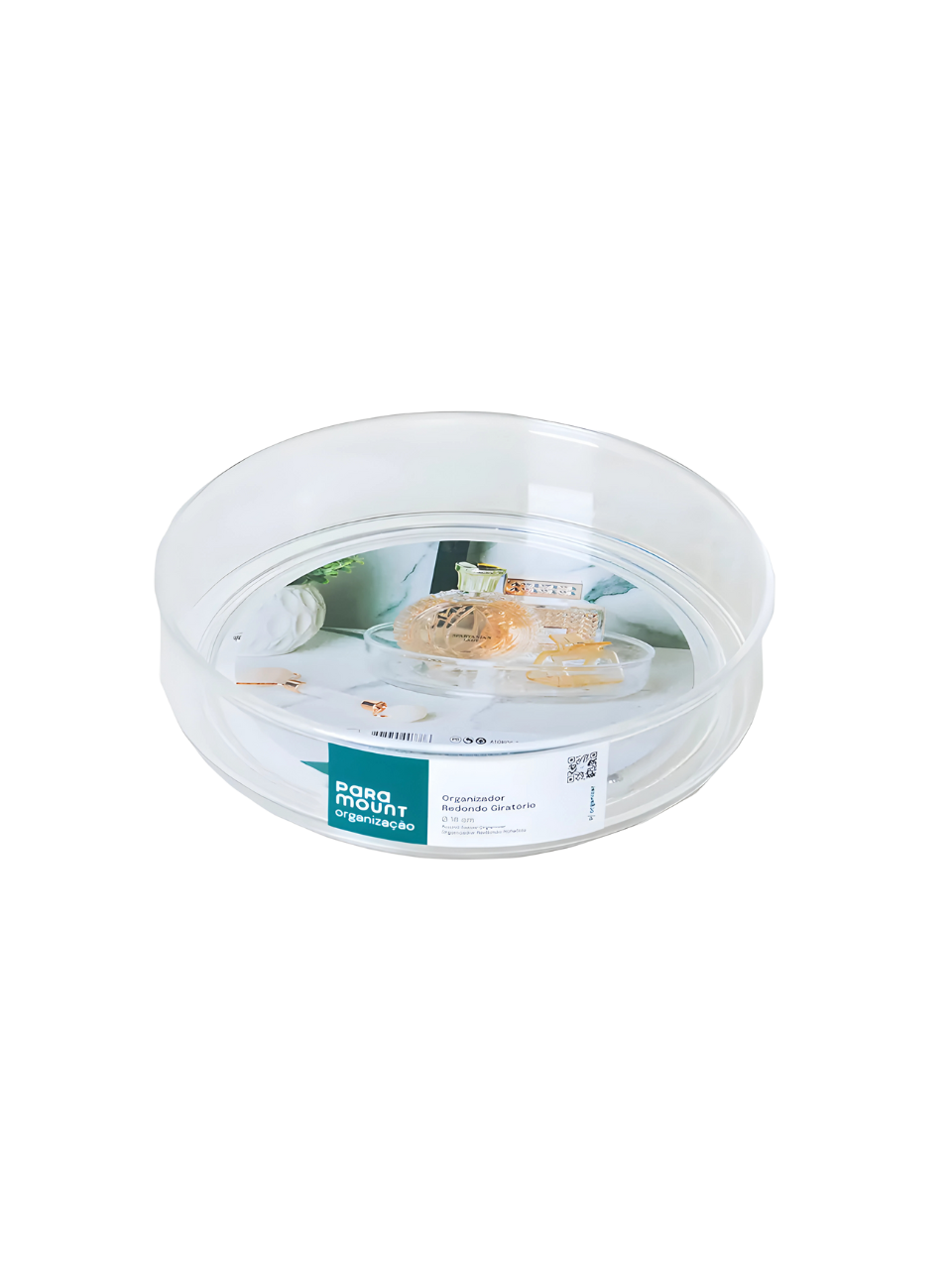 ORGANIZADOR REDONDO BANDEJA GIRATÓRIA 18CM 7898955007778 / REF 1974
