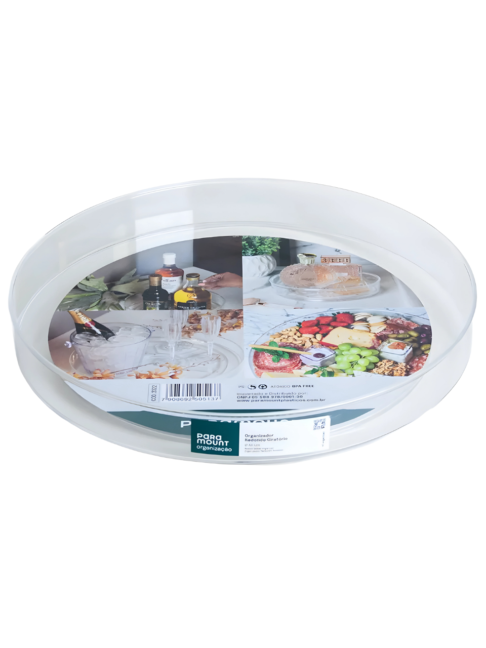 ORGANIZADOR REDONDO GIRATÓRIO 44CM 7908692505137 / REF 3322