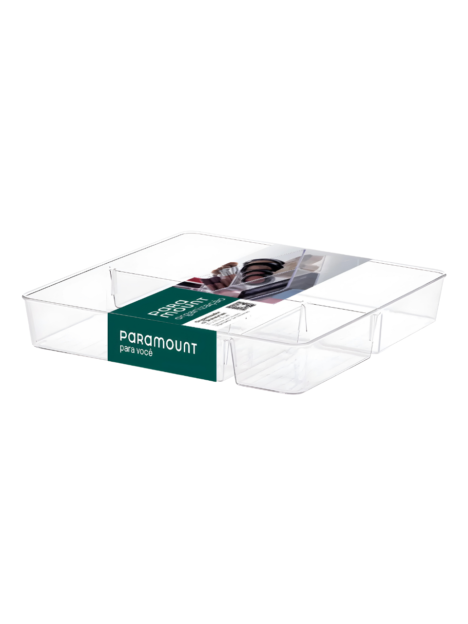 ORGANIZADOR C/3 DIVISÓRIAS LINHA DIAMOND CRISTAL 7898943564351 / REF 906
