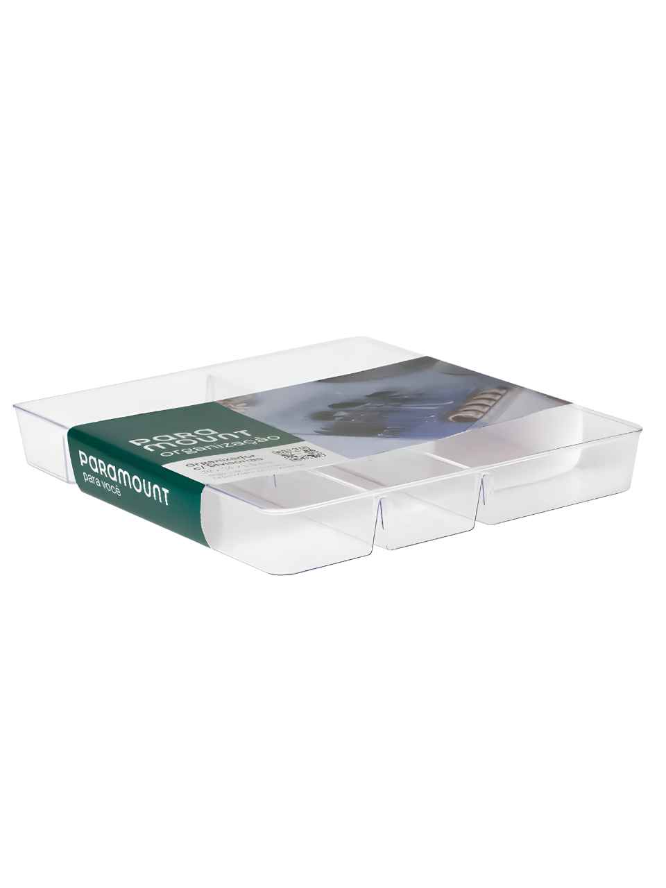 ORGANIZADOR DIAMOND C/3 DIVISÓRIAS CRISTAL 7898943566171 / REF 1069 