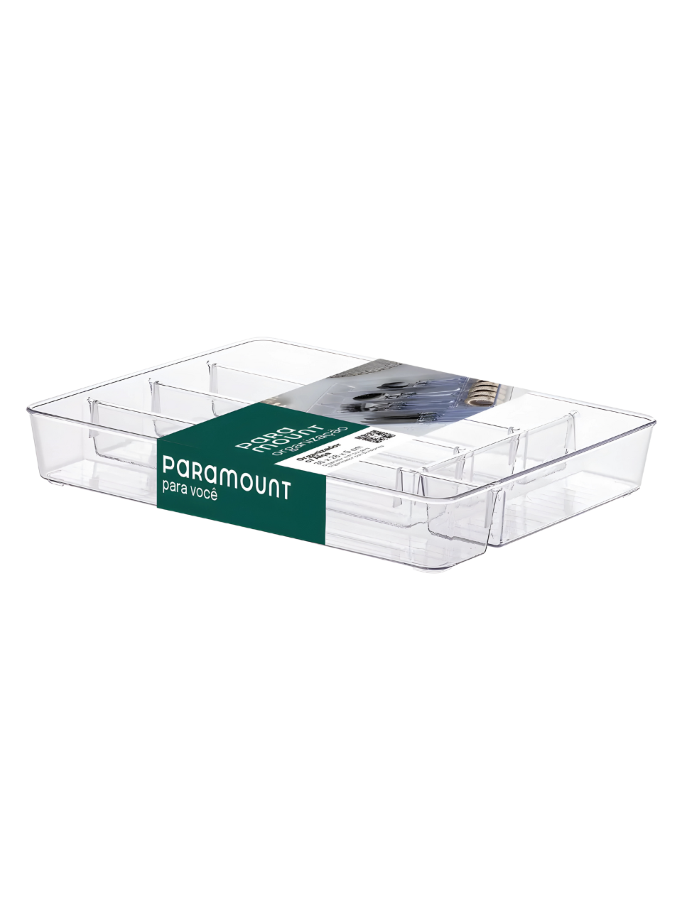 ORGANIZADOR C/4 DIVISÓRIAS LINHA DIAMOND CRISTAL 7898943564368 / REF 907