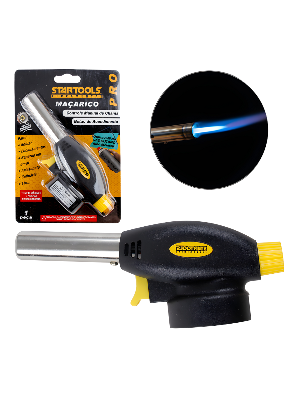 MAÇARICO CULINÁRIO AUTOMATICO 7908348206098 / REF 000386