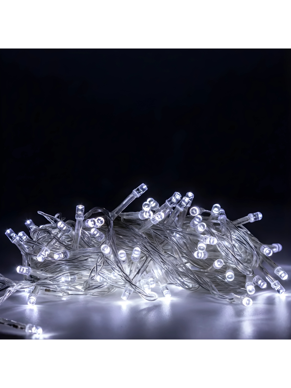 PISCA PISCA FIO VERDE AVORE DE NATAL 100 LED BRANCO FRIO 7898509362506 / REF 25461