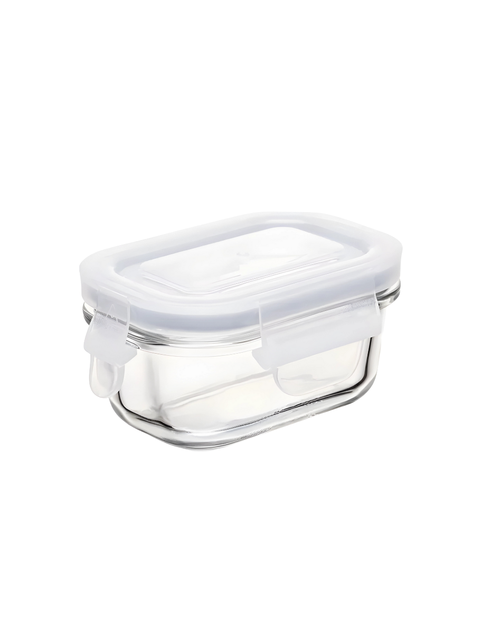 POTE HERMETICO COM TAMPA RETANGULAR 120ML VIDRO 7908122210105 / REF 221010