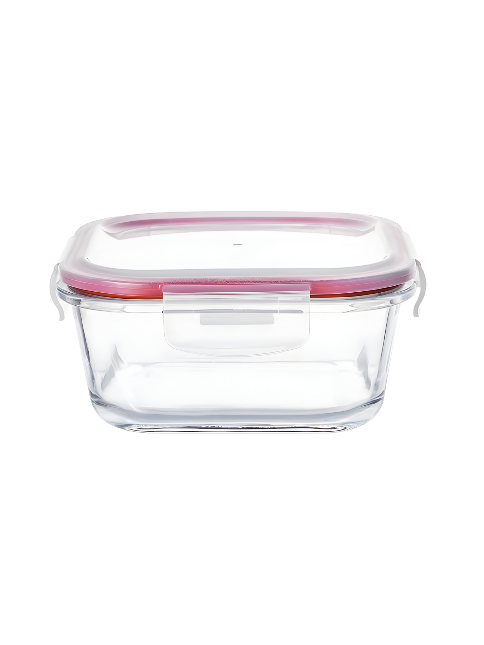 POTE DE VIDRO HERMETICO QUADRADO 520ML COM TRAVA NA TAMPA 7908475130181 / REF TOP1200-2 