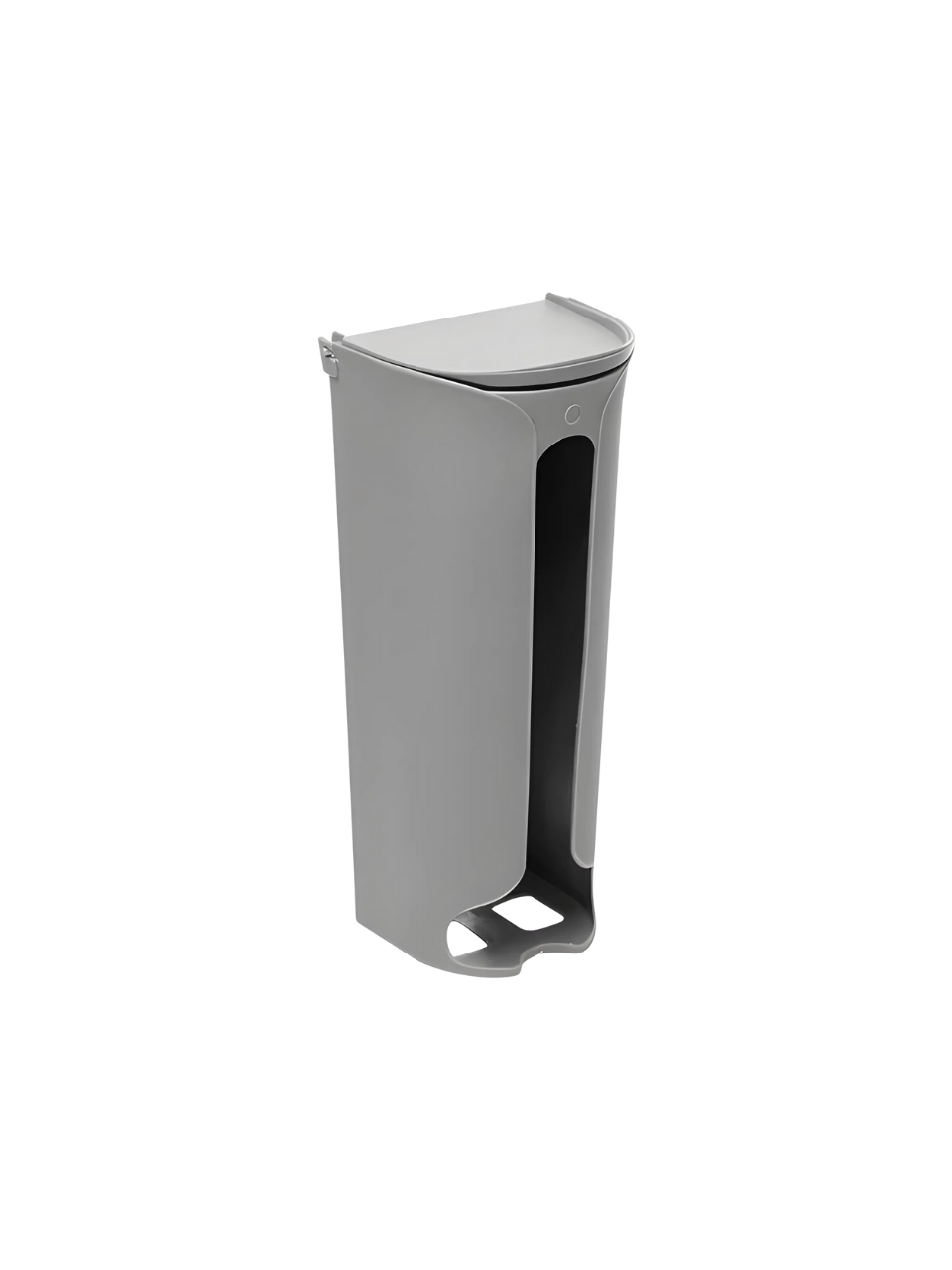 DISPENSER PARA SACOLA PLASTICA COM SUPORTE DE PAREDE CINZA 7908122207846 / REF 220784