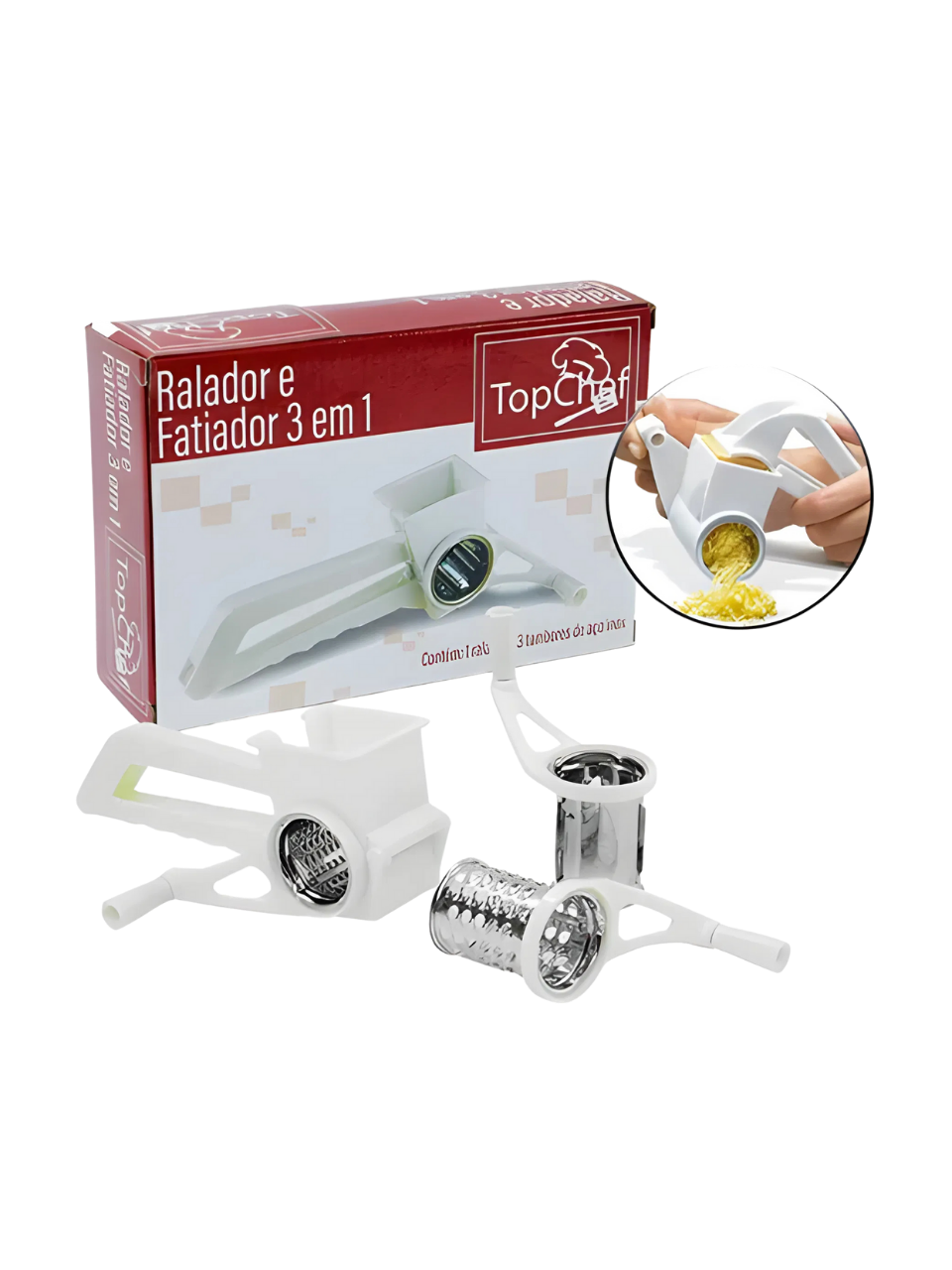 RALADOR E FATIADOR DE LEGUMES 7898513888153 / REF TRC8815