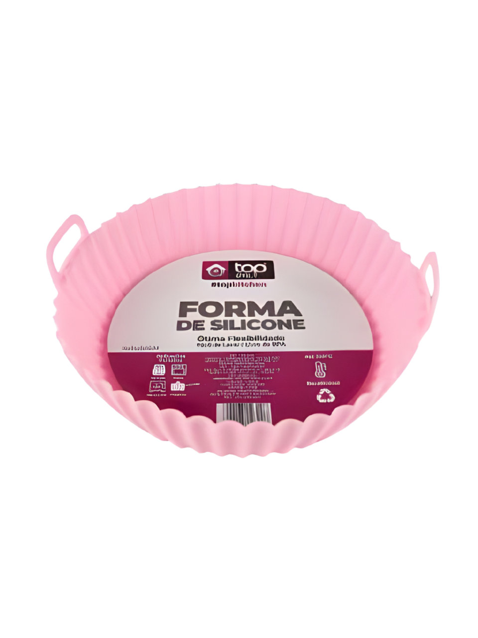 FORMA SILICONE ONDULADA C/ ALÇA PARA AIR FRYER 7908475123213 / TOP1034