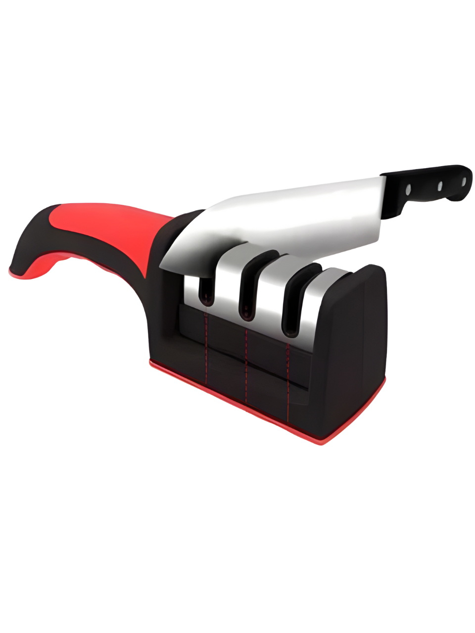 AFIADOR DE FACAS PLASTICO COM LAMINA AÇO INOX 7898701141350 / REF TOP0686