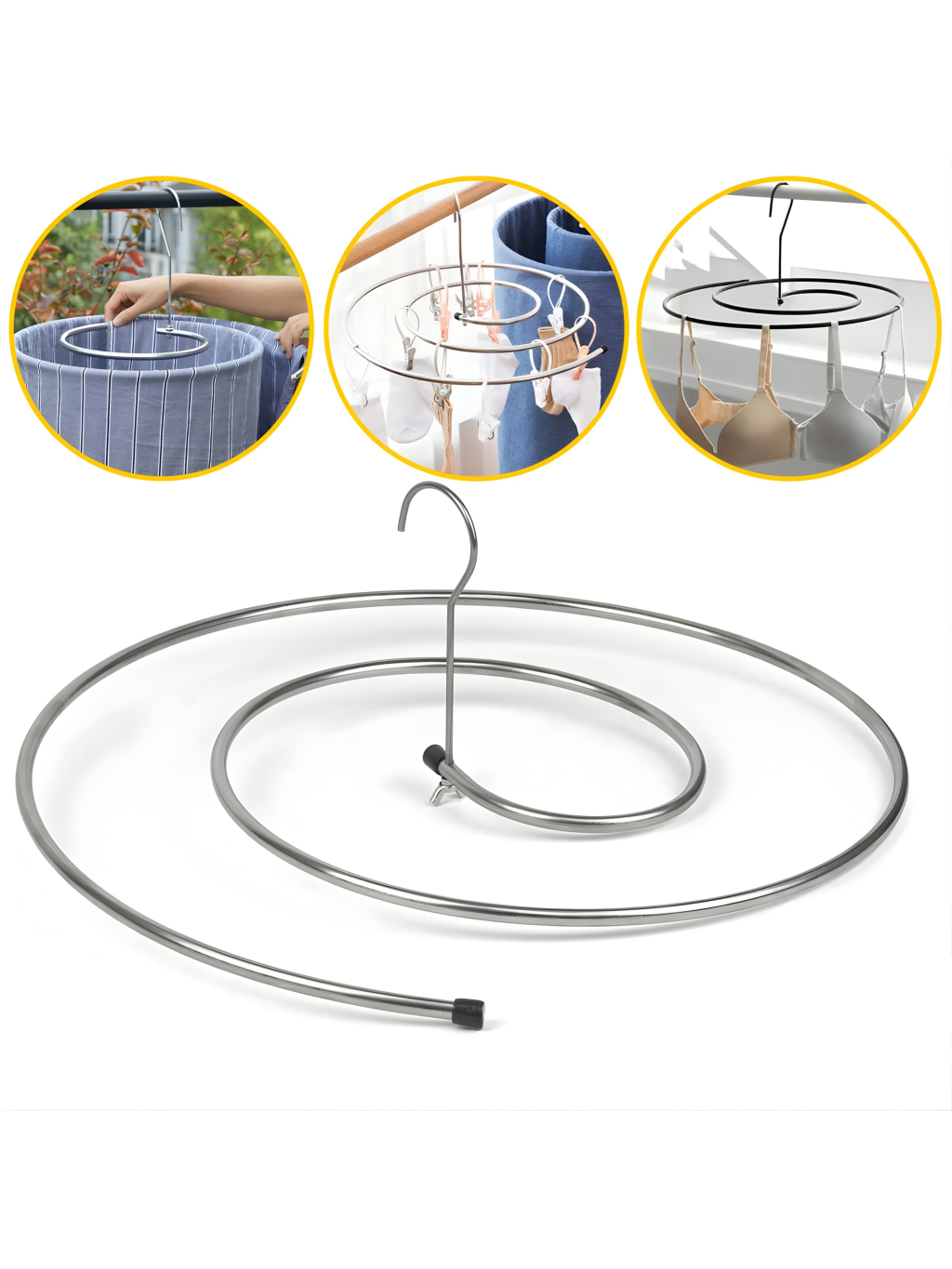 CABIDE VARAL ESPIRAL AÇO INOX 7899850346825 / REF CK5742