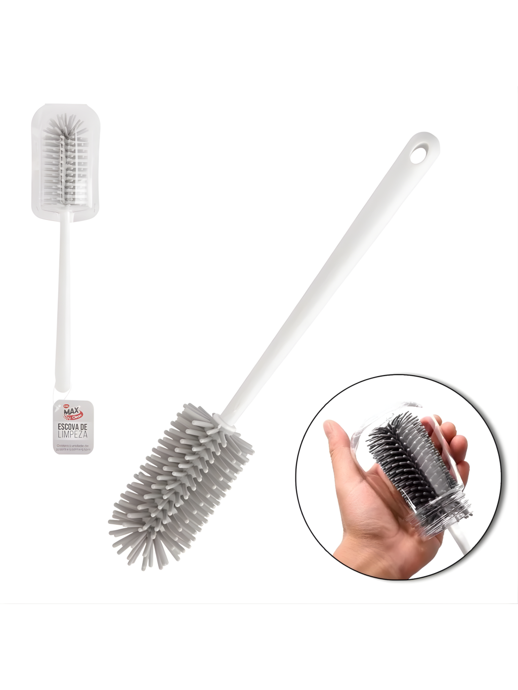 ESCOVA DE LIMPEZA PLASTICO PP E TPR 7899850352093 / REF CK6231