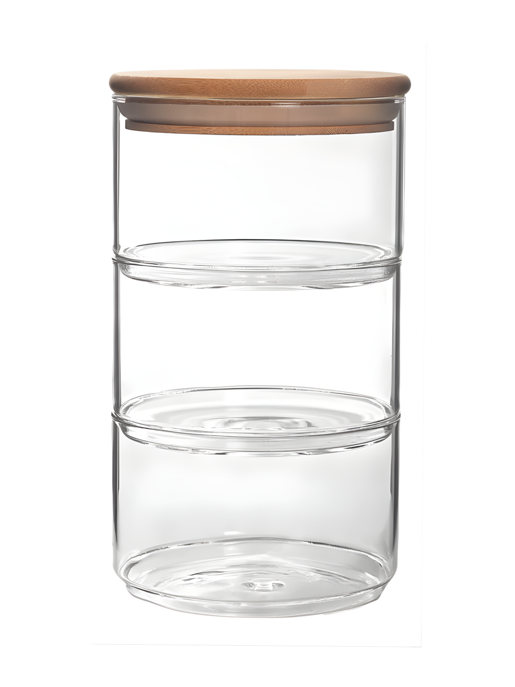 CONJUNTO 3 POTES TOWER VIDRO 7908281378098 / REF VDA04154