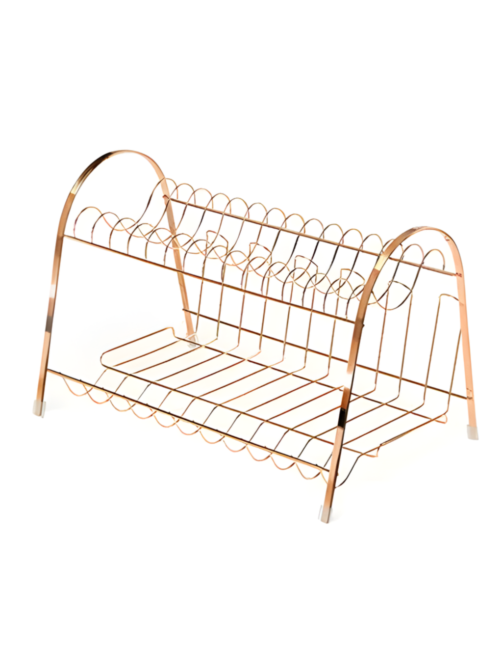 ESCORREDOR DE PRATOS MAX DUPLO ROSE GOLD 7897807422011 / REF 2201