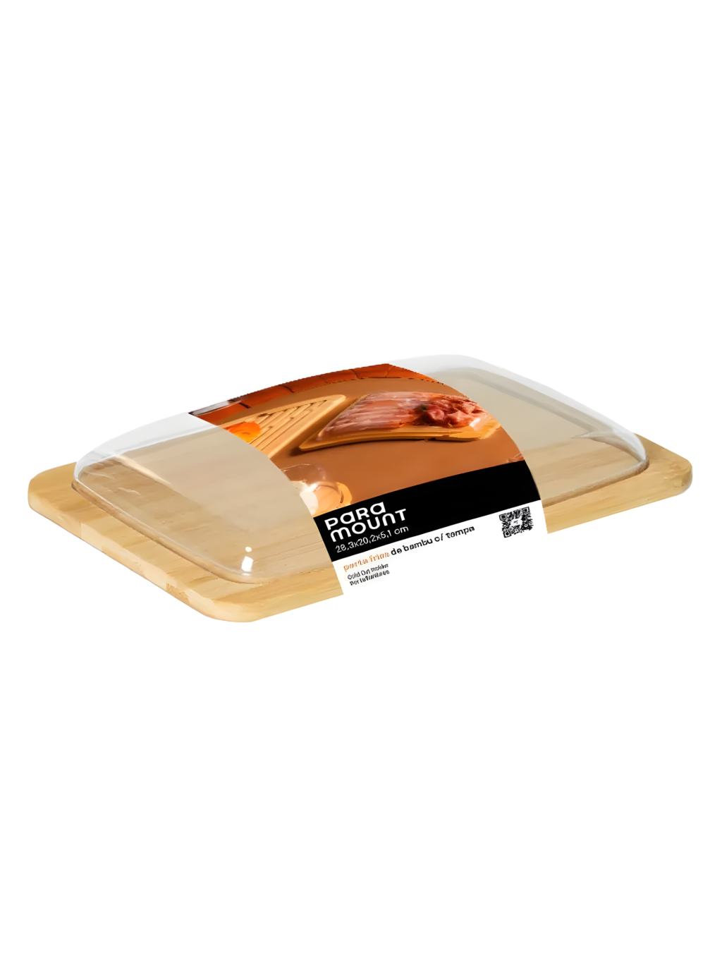 PORTA FRIOS DE BAMBU C/TAMPA 7908692522684 / REF 2654