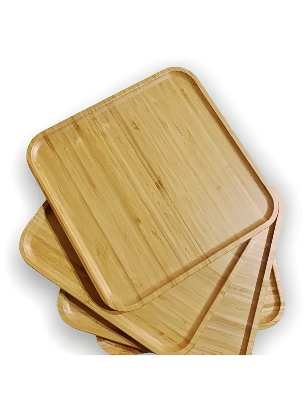 SUPORTE PARA COPO C/4 PCS MULTIUSO DE BAMBU 7908148501799 / REF F0179