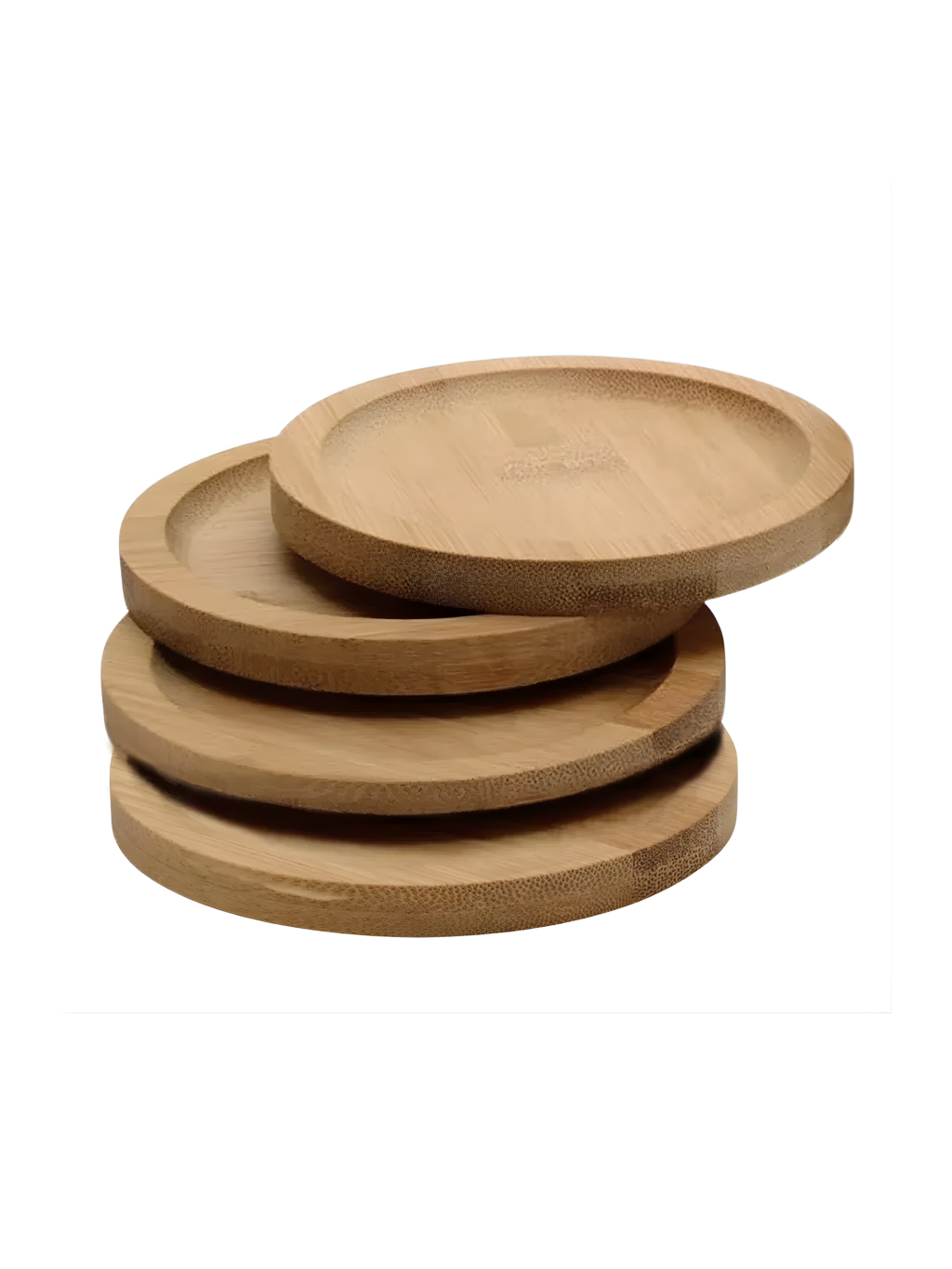 SUPORTE PARA COPO MULTIUSO DE BAMBU C/4 PCS 7908148501782 / REF F0178