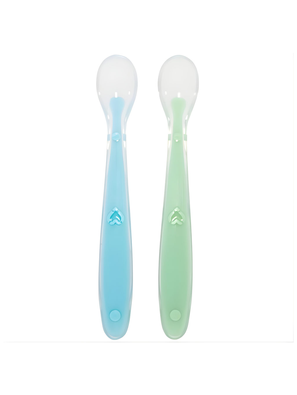 KIT C/2 COLHERES EM SILICONE AZUL/VERDE 7908103739151 / REF 13915