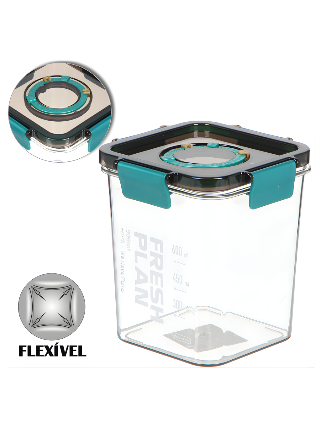 POTE HERMETICO 900ML 7908103769691 / REF TRC6969