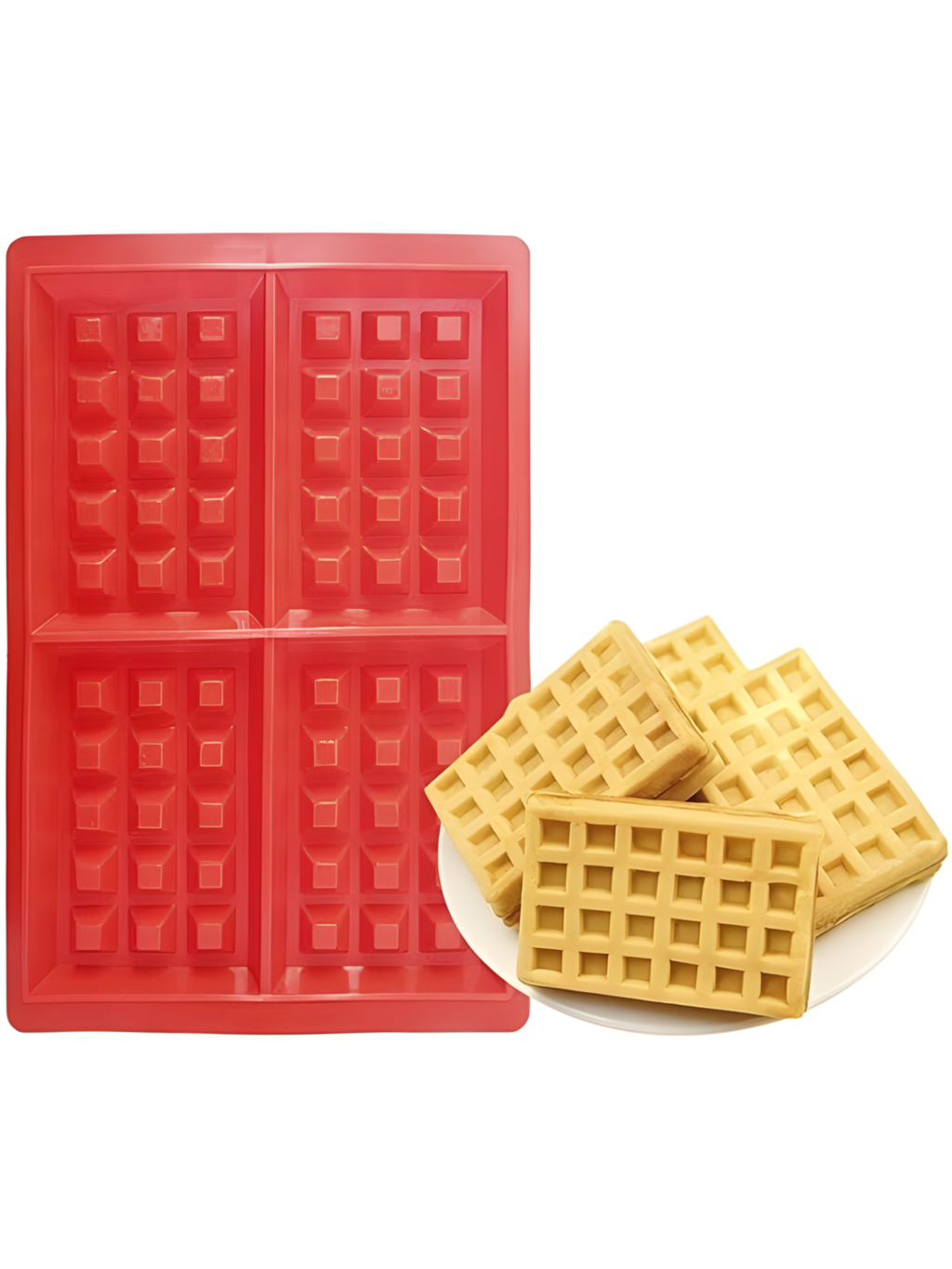 FORMA DE SILICONE PARA WAFFLE AMIGOLD 7908168223770 / 2377