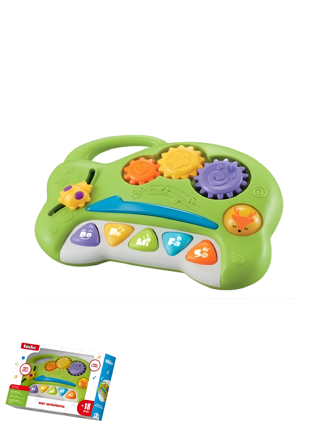 TECLADO MUSICAL SENSSORIAL - BABY INSTRUMENTAL 619205424148 / REF FGP004