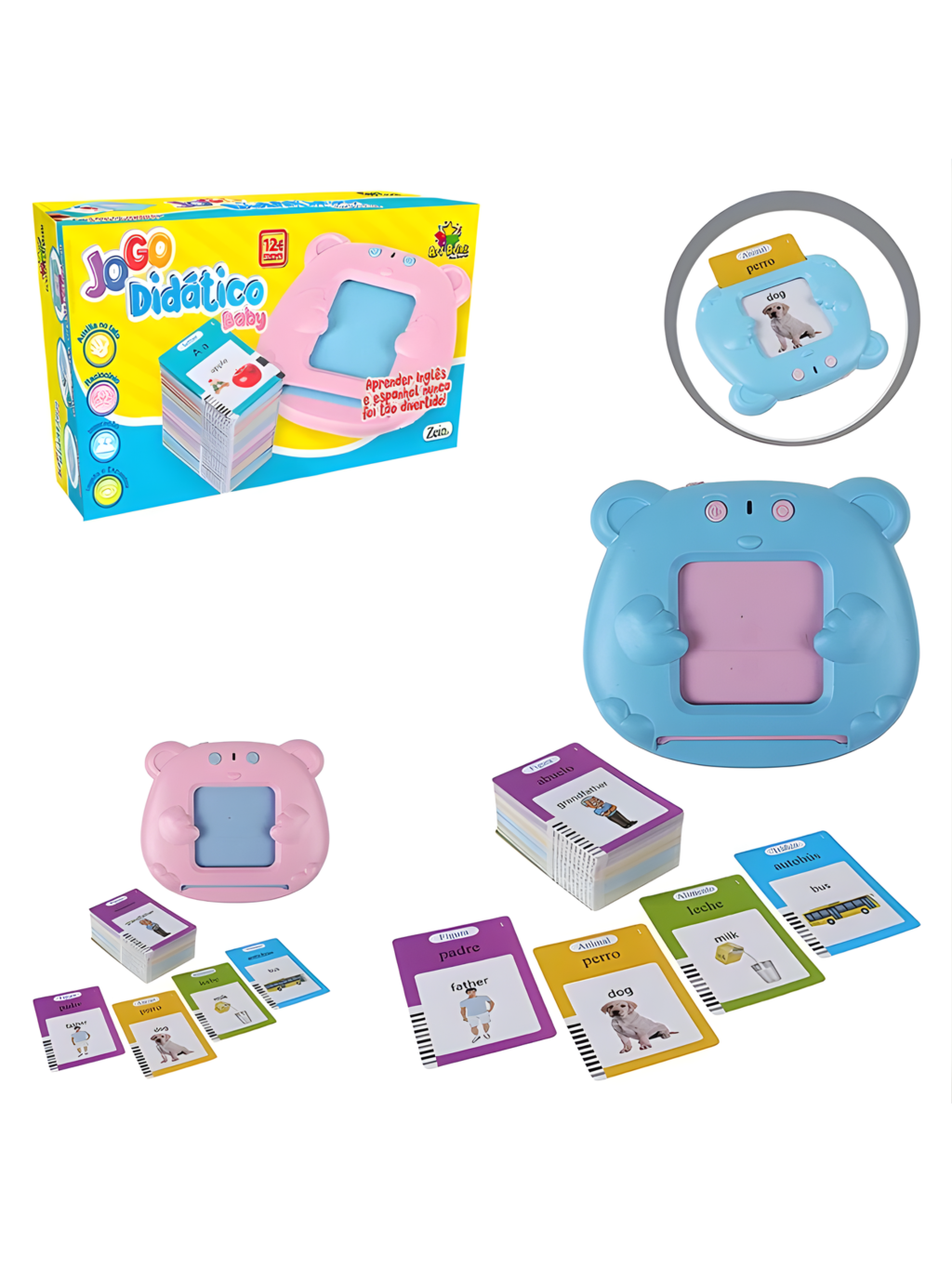 JOGO DIDATICO BABY ESPANHOL E INGLES 7899658410759 / REF 64881