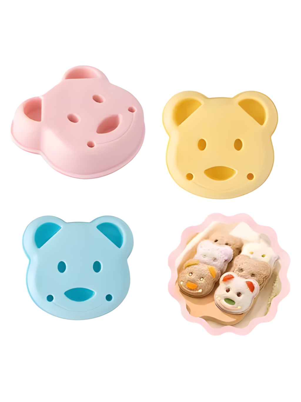 MOLDE PARA LANCHE URSO PLASTICO 7899850348072 / REF CK5867