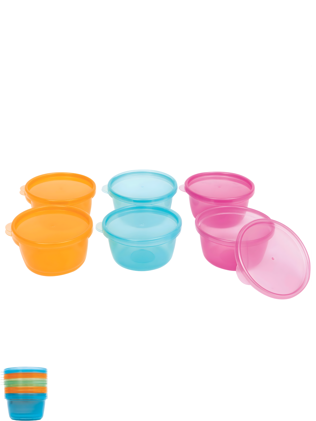 KIT C/6 PCS PARA PAPINHA 250ML CORES SORTIDAS 7899525667583 / REF 6758
