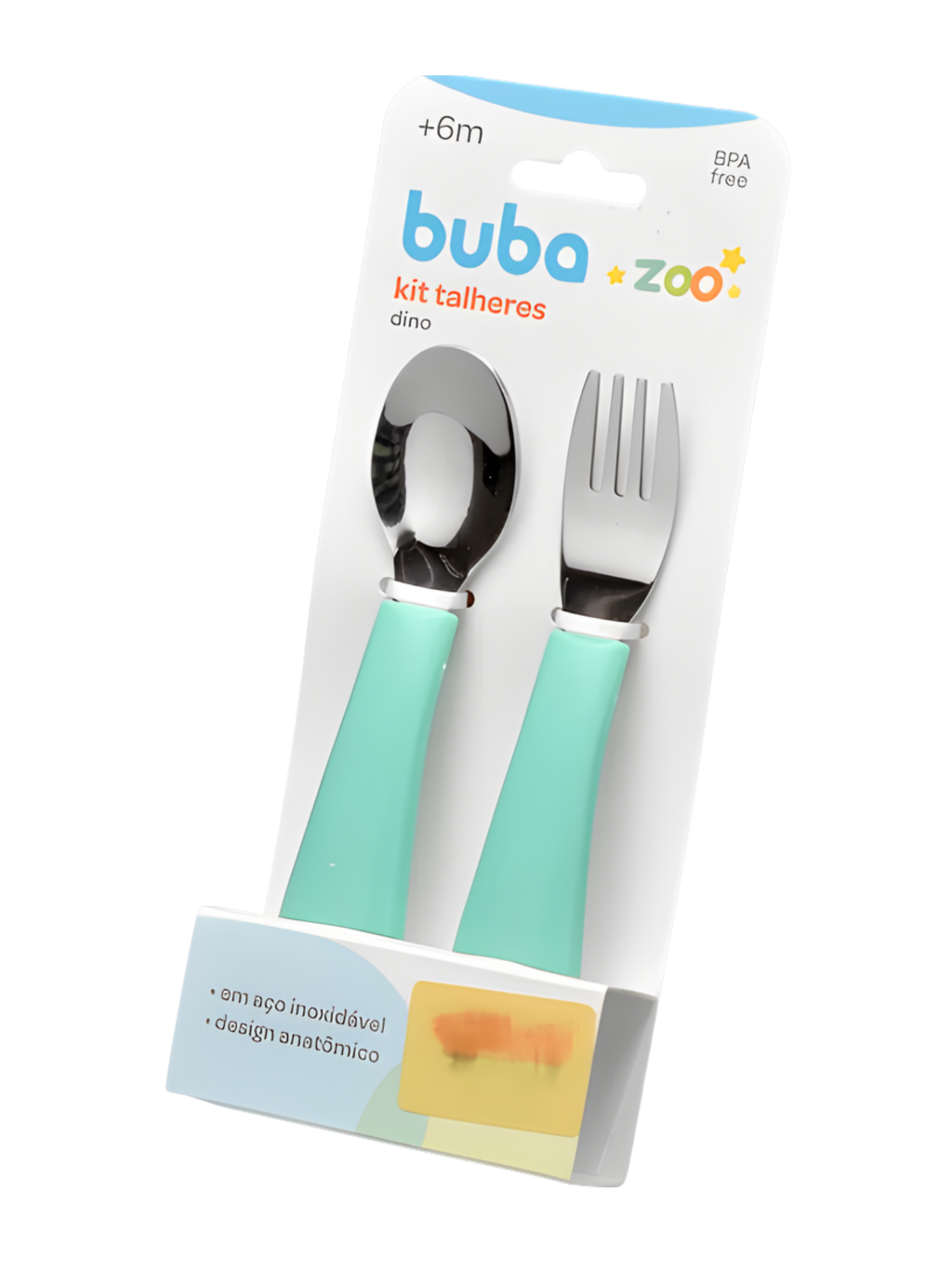 KIT TALHERES BUBA ZOO VERDE 7908103769745 / REF 16974