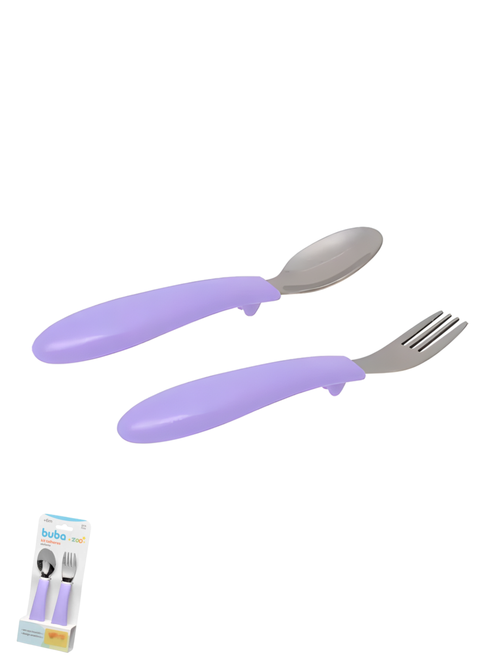 KIT TALHERES BUBA ZOO ROXA 7908103769752 / REF 16975