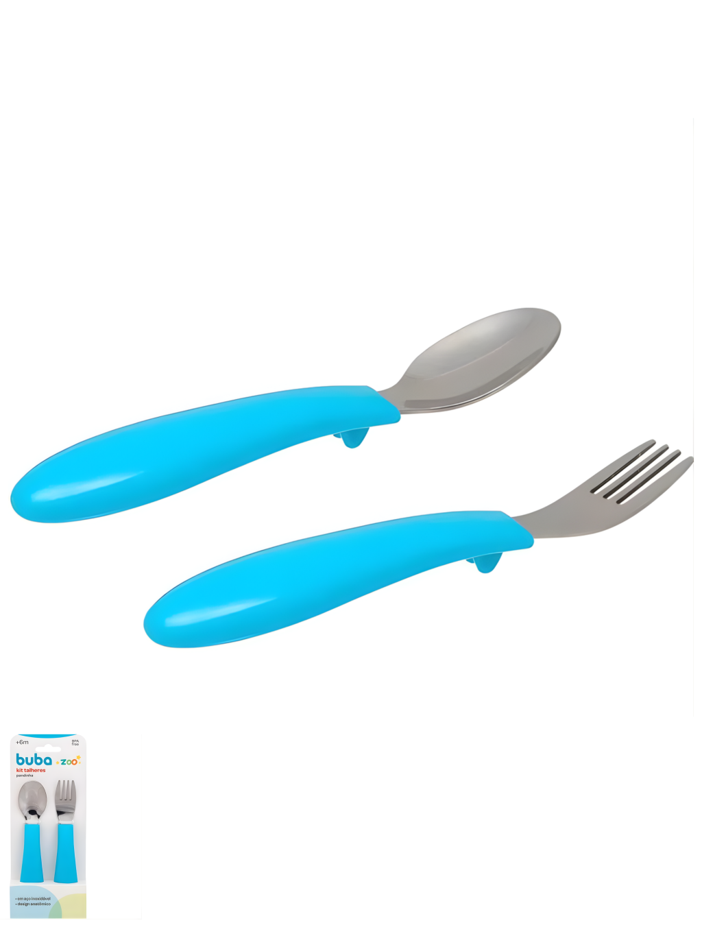 KIT TALHARES BUBA ZOO AZUL 7908103769721 / REF 16972