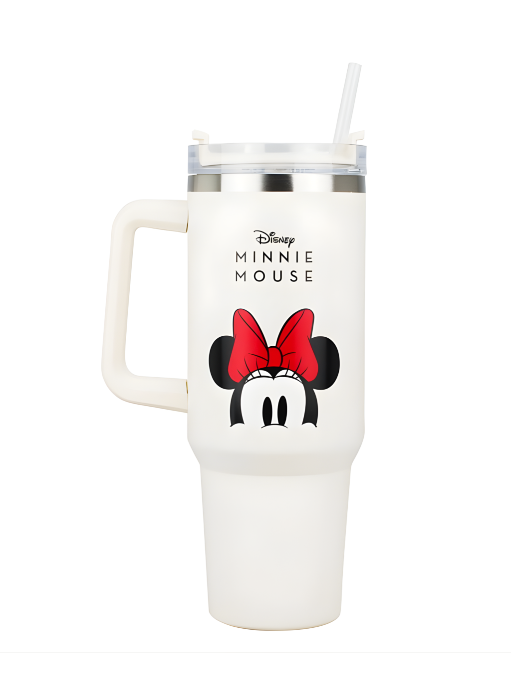 COPO BRANCO C/CANUDO MINNIE 1100ML 4894290047328 / REF DSS-S7157-MK5-D 
