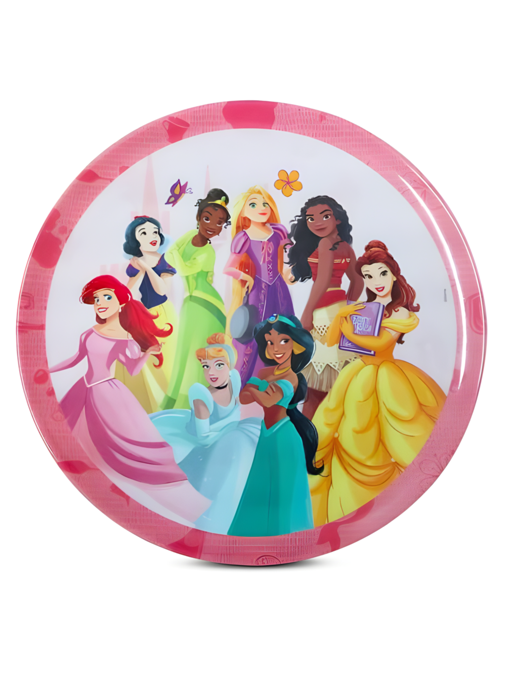 PRATO RASO MELAMINE 20CM PRINCESAS 7908459347994 / REF 26505