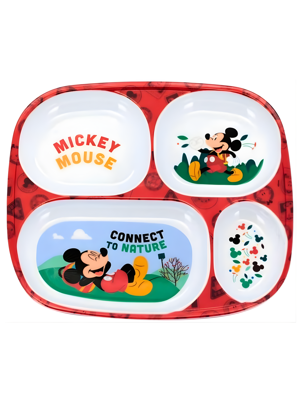 PRATO DIVISÓRIA MELAMINE 24,5CM MICKEY 7908459347765 / REF 26482