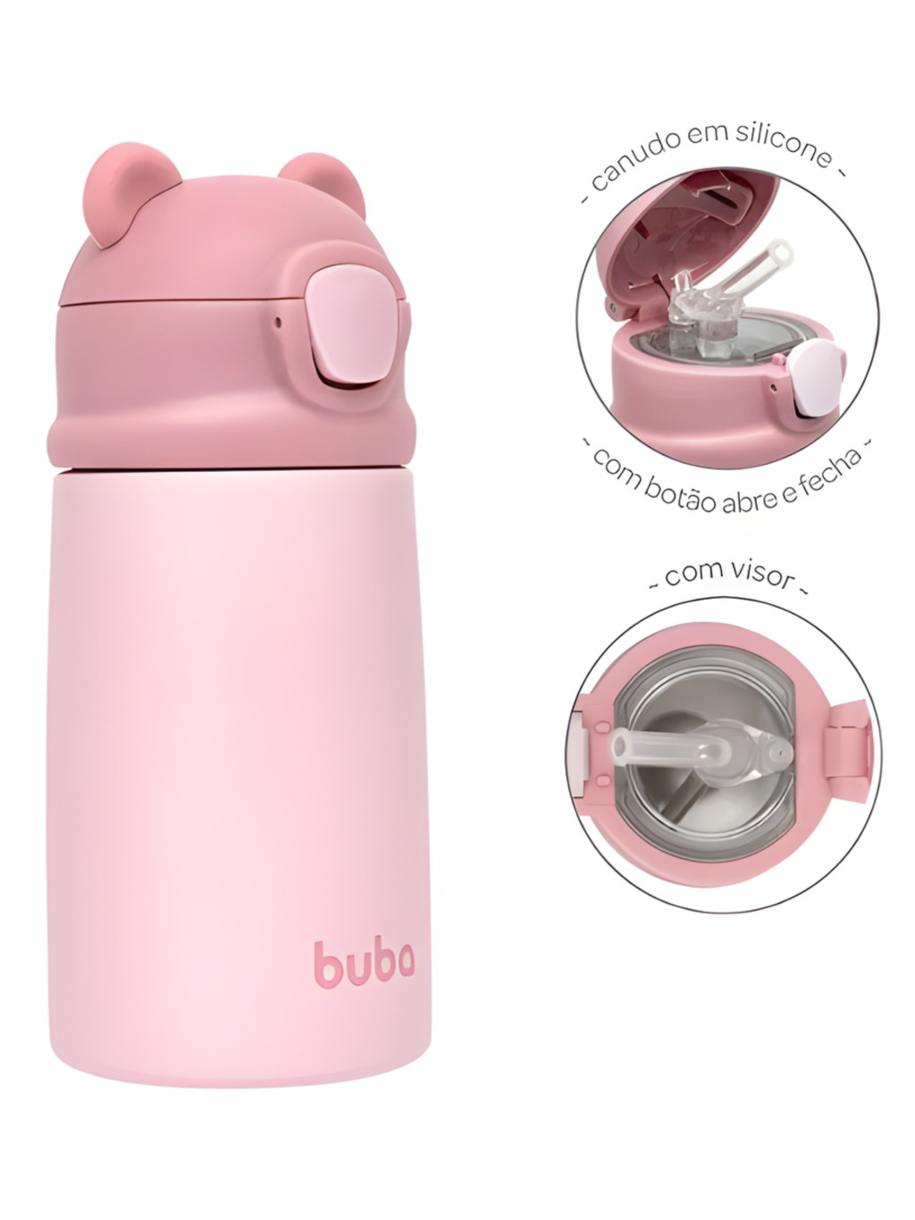 COPO TERMICO PAREDE DUPLA URSO BUBA 7908103780771 / REF 18077