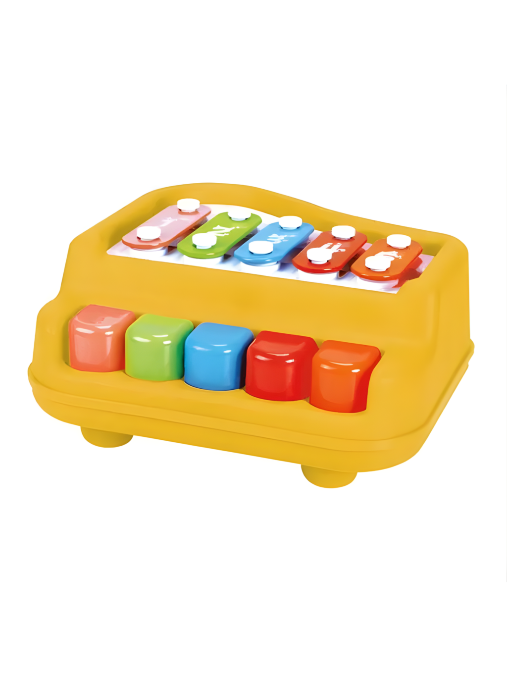 PIANO XILOFONE BABY 5 NOTAS AMARELO 7899205958024 / REF DMB5802