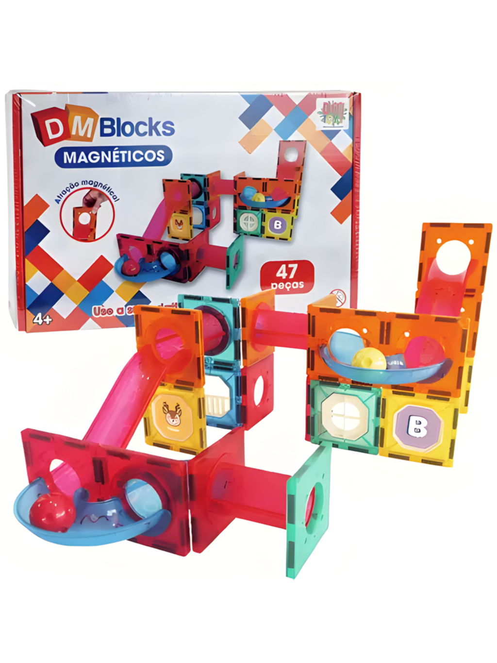 DM BLOCKS MAGNETICOS C/47 PCS 7899205967651 / REF DMT6765