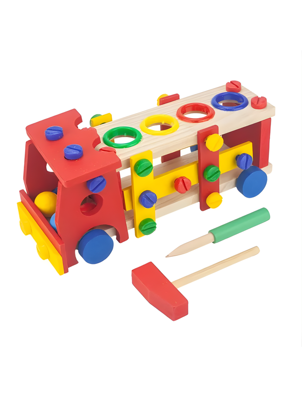 CAMINHÃO DESMONTÁVEL BATE PINO C/50 PCS 7898620620707 / YW192 
