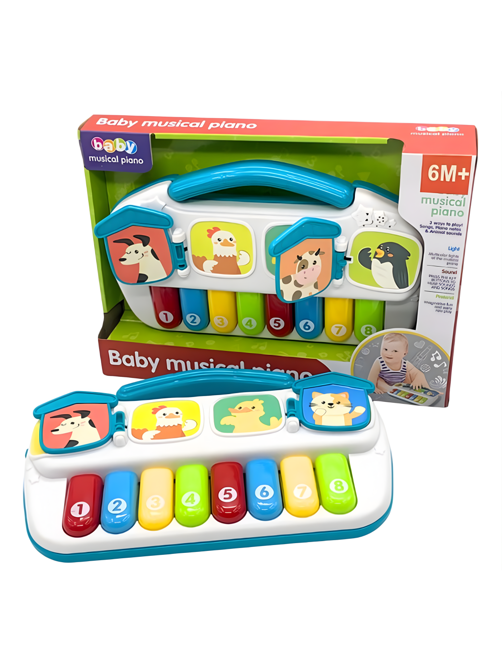 TECLADO MUSICAL DIVERTIDO 7898620626495 / REF 11708