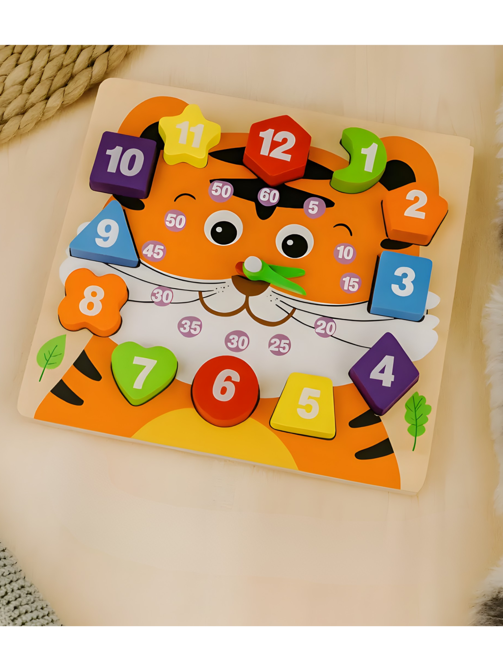 BRINQUEDO CONJUNTO EDUCATIVO P/ENCAIXE DE MADEIRA 7908487340851 / REF TKAB8790