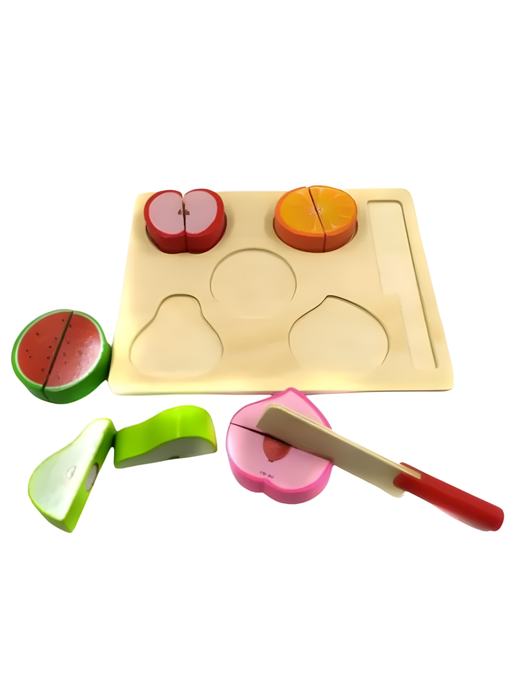 BRINQUEDO EDUCATIVO DE ENCAIXE FRUTAS/COMIDINHAS 7898620620578 / REF 10899