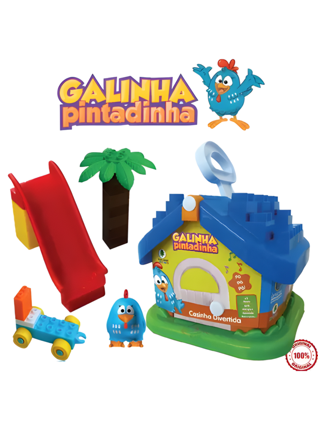 CASINHA DIVERTIDA C/BLOCOS GALINHA PINTADINHA 7896744803556 / REF 0355