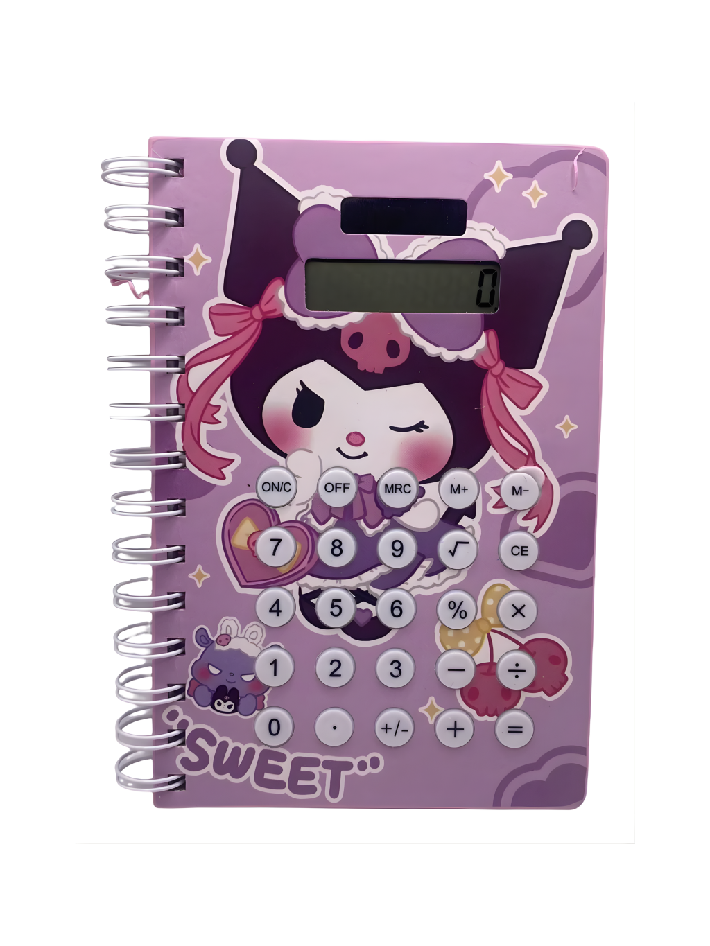 CADERNO HOLOGRAFICO C/CALCULADORA 66442 